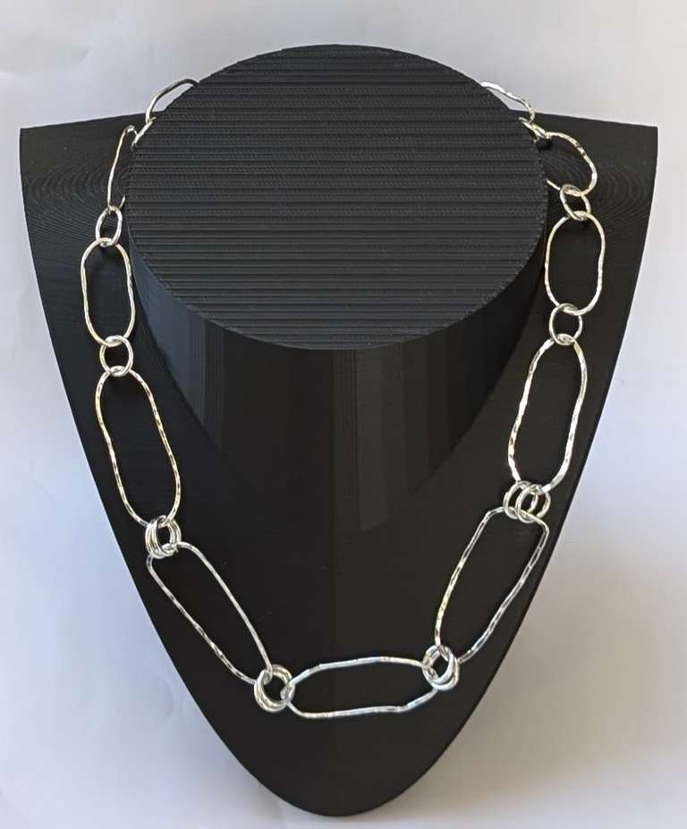 silver necklace